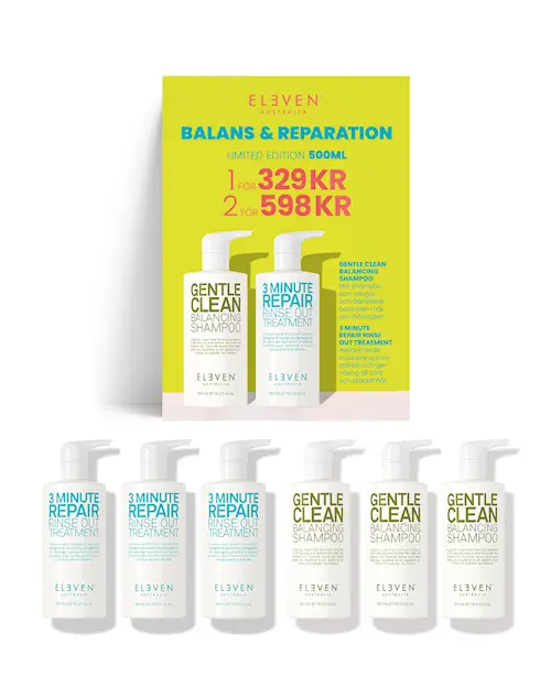 GENTLE CLEAN & 3 MINUTE REPAIR 500 ML - KAMPANJPAKET - 6-PACK