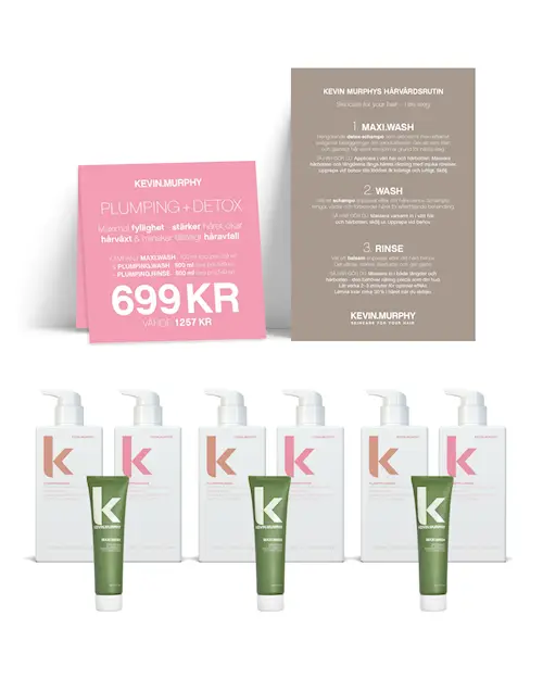 PLUMPING 500 ML DUO + DETOX - KAMPANJPAKET - 3-PACK