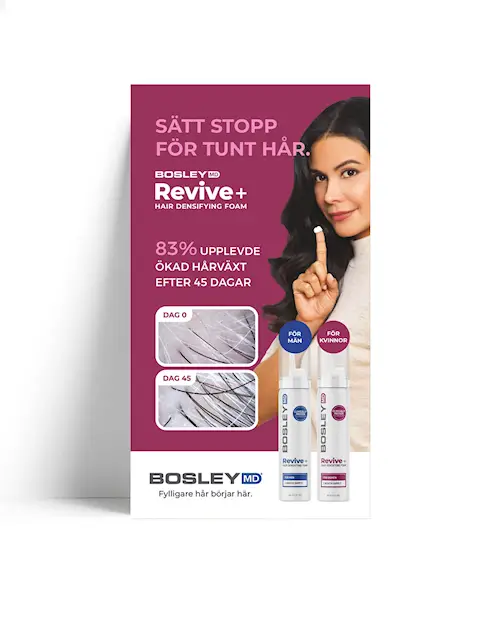 SKYLT - "BOSLEY REVIVE+ (105x190 mm)"