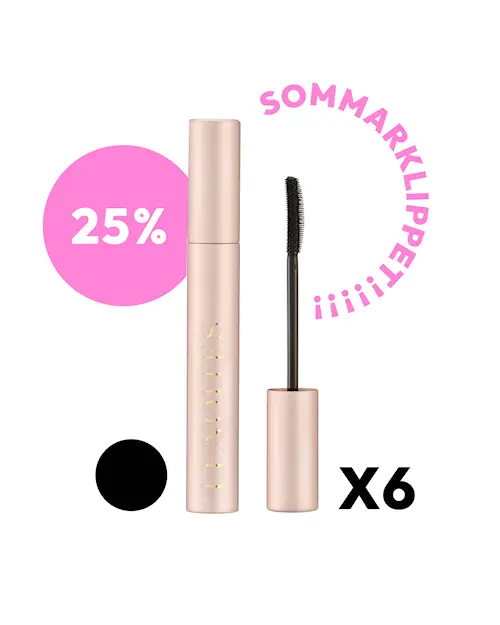 SOMMARKLIPPET - SERUM MASCARA (SVART) - 6-PACK
