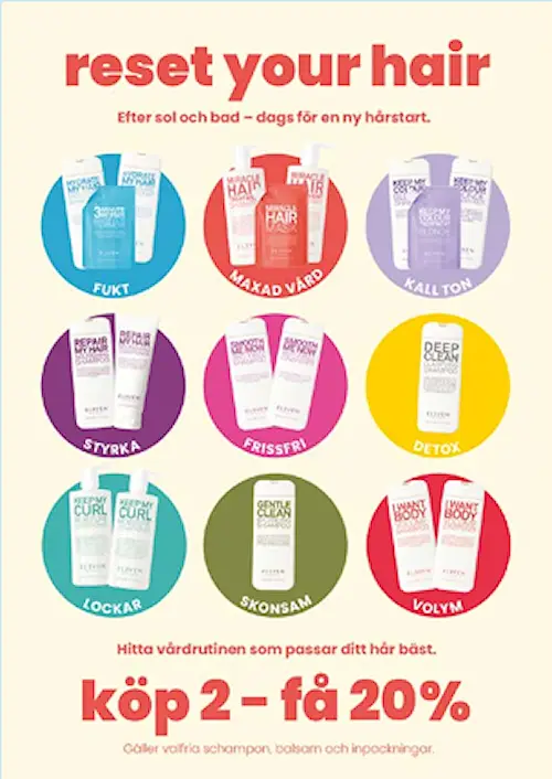 SKYLT "RESET YOUR HAIR ELEVEN AUSTRALIA"