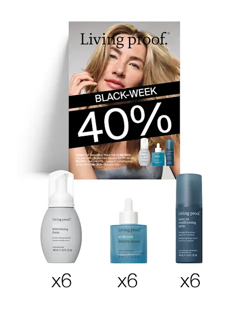 LIVING PROOF BLACK WEEK TRIO - KAMPANJPAKET - 6-PACK