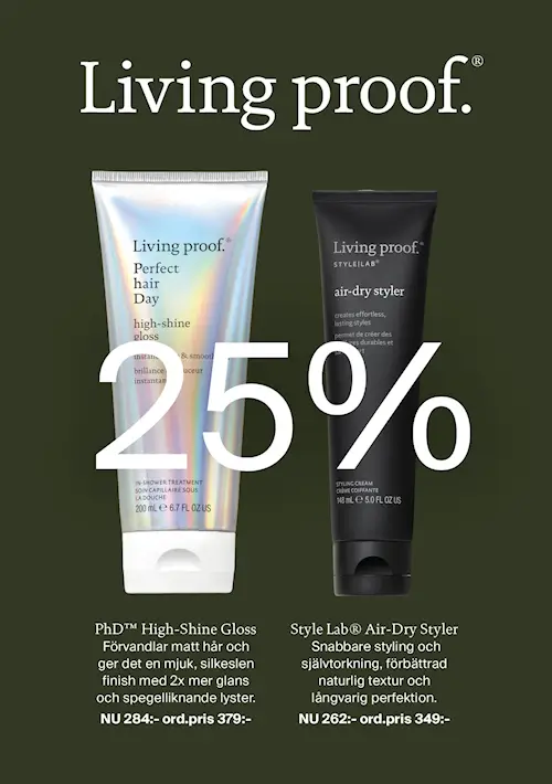 SKYLT A5 - "20% PÅ AIR DRY STYLER / HIGH SHINE GLOSS"