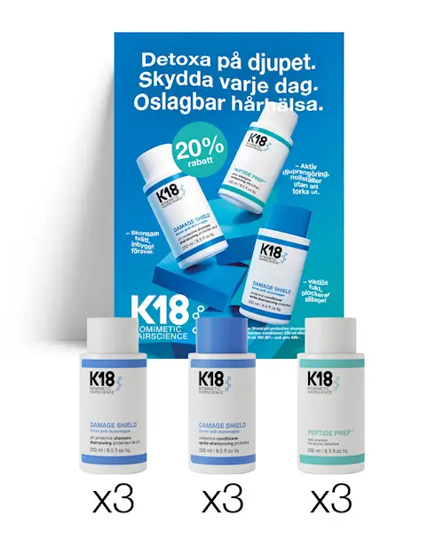 K18 SCHAMPO + BALSAM + DETOX - KAMPANJPAKET - 3-PACK