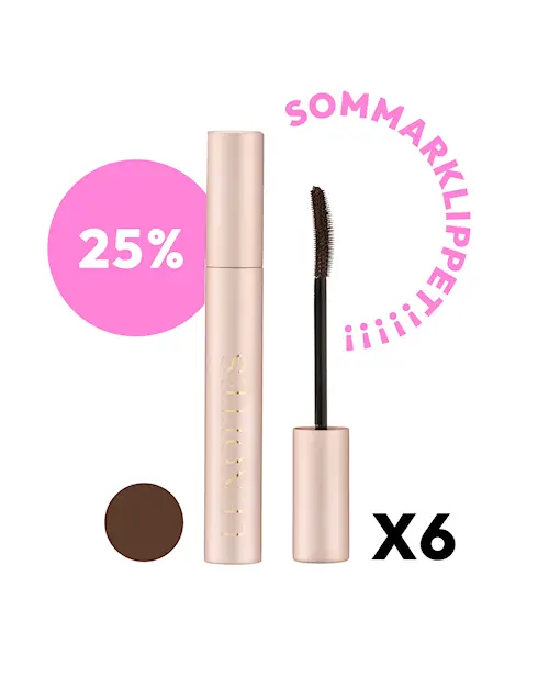 SOMMARKLIPPET - SERUM MASCARA (BRUN) - 6-PACK