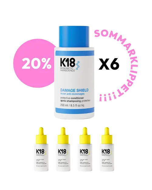 SOMMARKLIPPET - K18 DAMAGE SHIELD CONDITIONER - 6-PACK