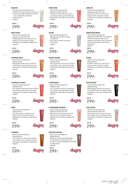 HYLLTALARE - "DAGNY"